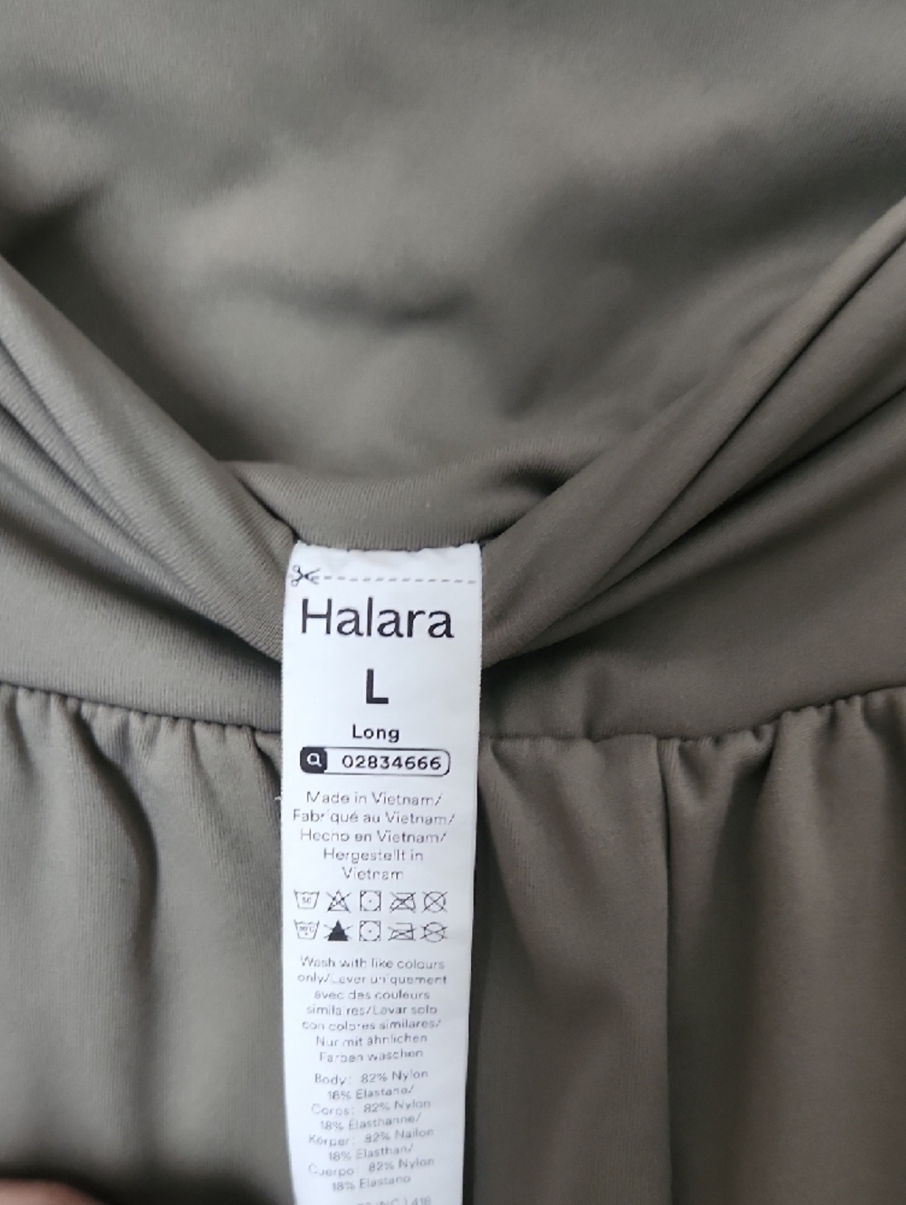 HALARA Olive Green Active Skort - Picture 2 of 5
